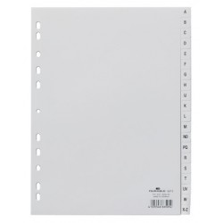 DURABLE 6512 10 10 GREY INDEX A-Z, A4  